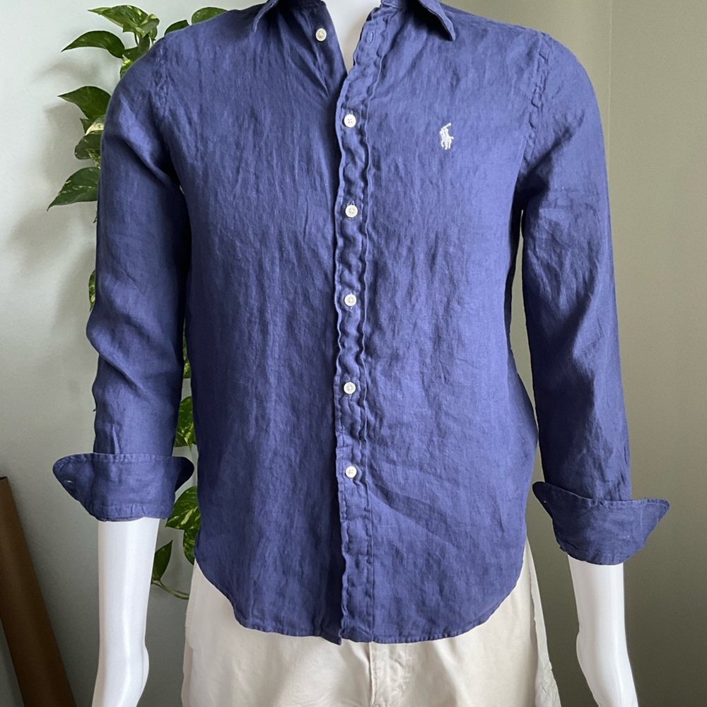 Ralph Lauren Indigo Button Down Shirt
